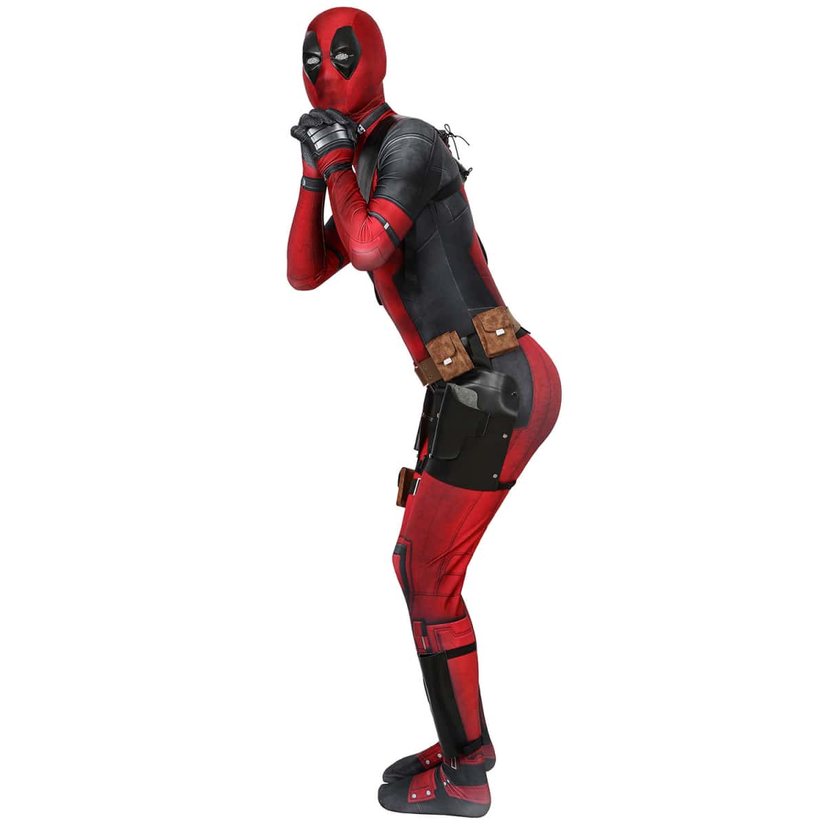 Deadpool Wade Wilson Cosplay Costume, Custom High-end for Halloween & Comic Con - Halloweez