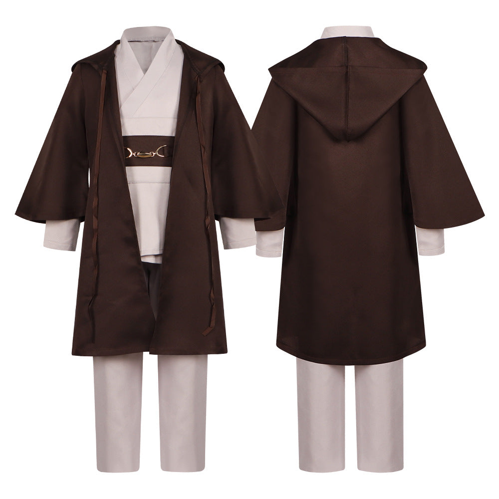 Star Wars Jedi Obi-Wan Kenobi Anakin Skywalker Cosplay Costume Role-Playing Outfit - Halloweez