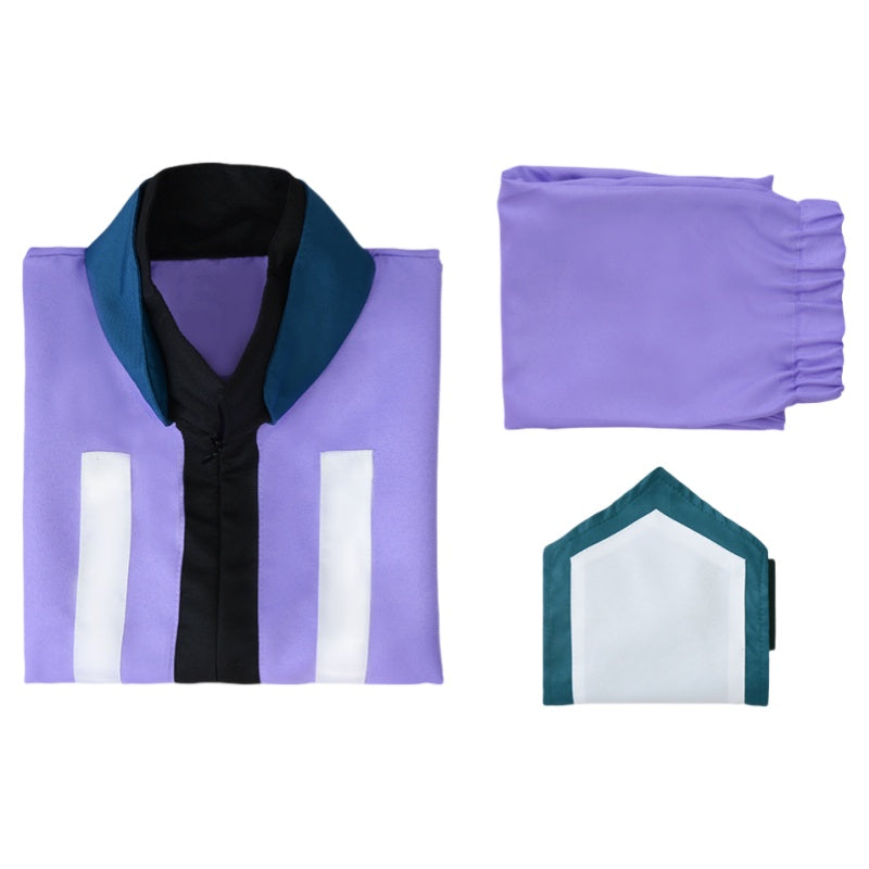 Full-time Hunter Kaito Purple Phantom Troupe Cosplay Costume - 2D Role-Playing Full Set - Halloweez