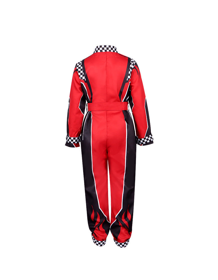 Summer Breathable Off-Road Karting Dune Buggy Unisex Kids Racing Suit Jumpsuit Riding Apparel - Halloweez