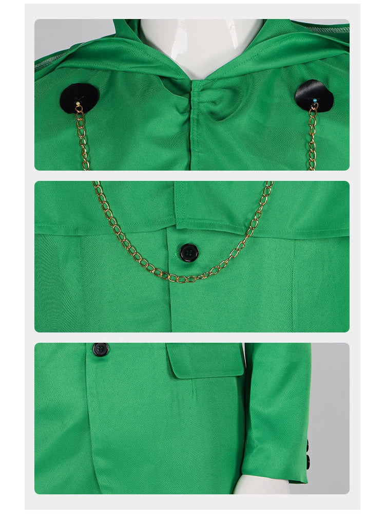 Avengers 5: Doomsday Doctor Doom Cosplay Green Suit Full Set - Premium Quality Movie Costume - Halloweez