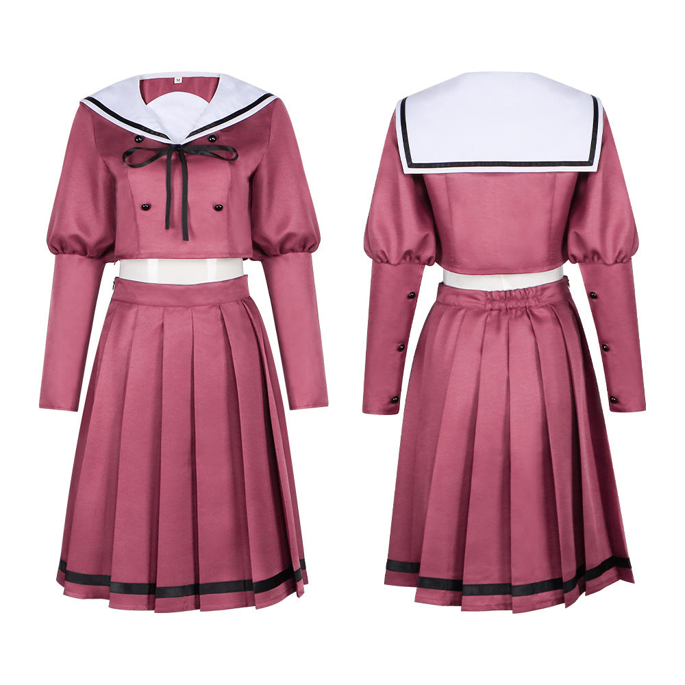 Hana Kaoru Rinka Cosplay Costume Kuri Kaoruko Anime School Uniform Daily Outfit with Floral Fragrance Blooming Cosplay Suit - Halloweez