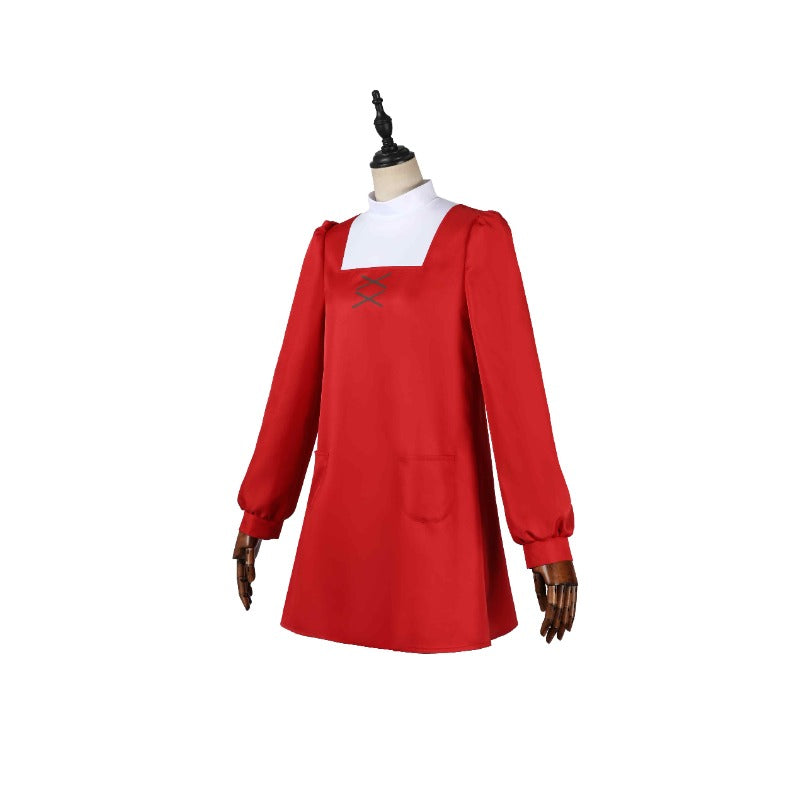 Halloweez Anya Forger Cosplay Costume - Red Spy×Family Theme for Events