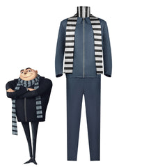 Despicable Me Gru Cosplay Costume Movie Role Play Outfit - Halloweez