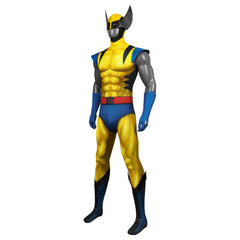 Halloweez Wolverine X-Men Cosplay Costume - Bodysuit, Mask & Claws for Fans