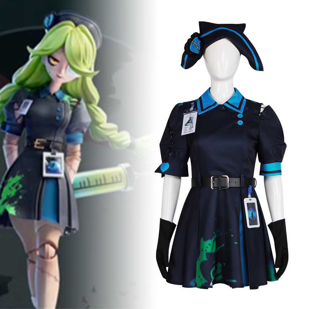 Eggy Party Chaser Nurse Heather Cosplay Costume for Adults & Kids Halloween Game Party - Halloweez