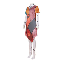 The Nightmare Before Christmas Sally Skellington Cosplay Costume for Halloween and Stage Performance