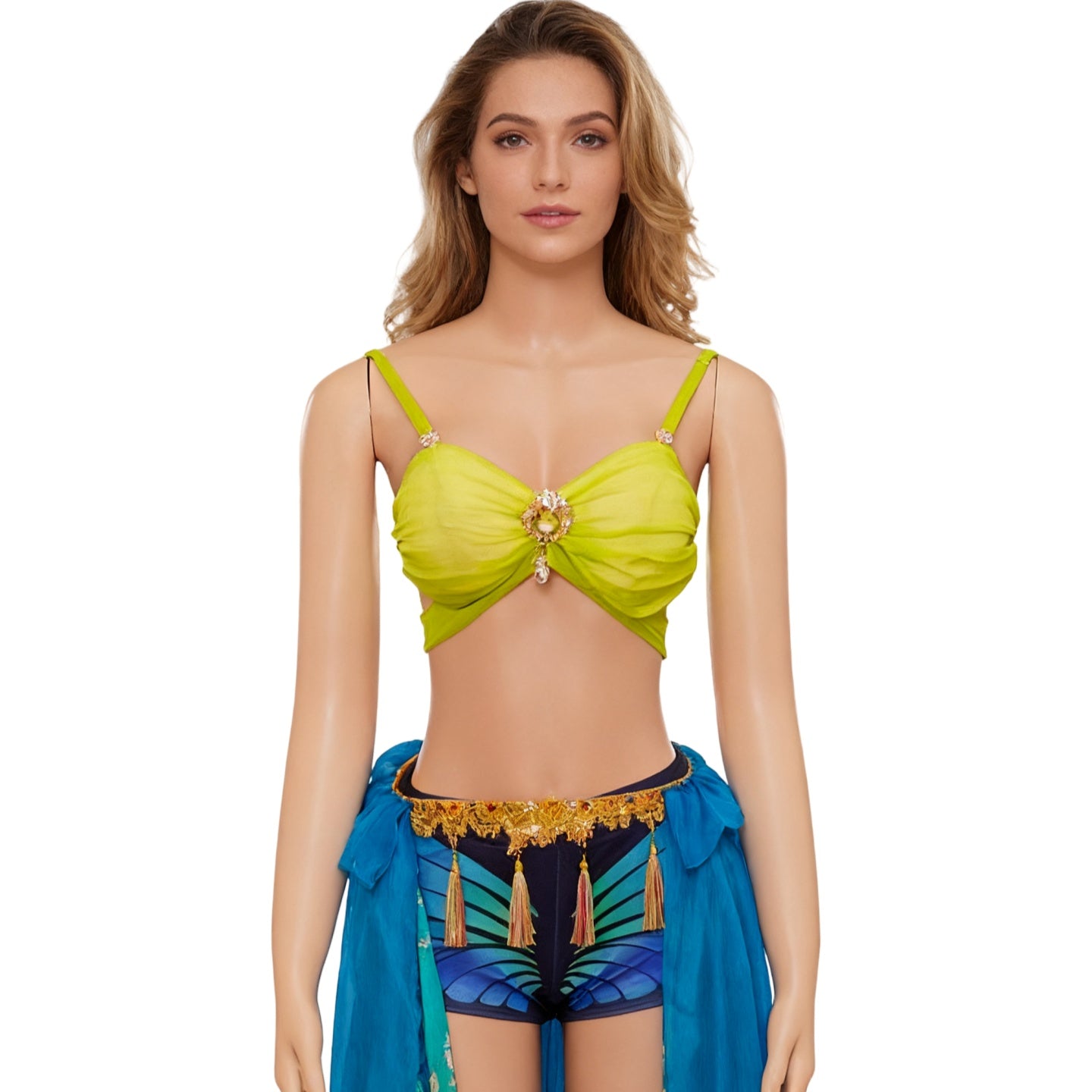 Britney Spears Inspired Blue Dance Costume for Women | Halloweez Cosplay - Halloweez