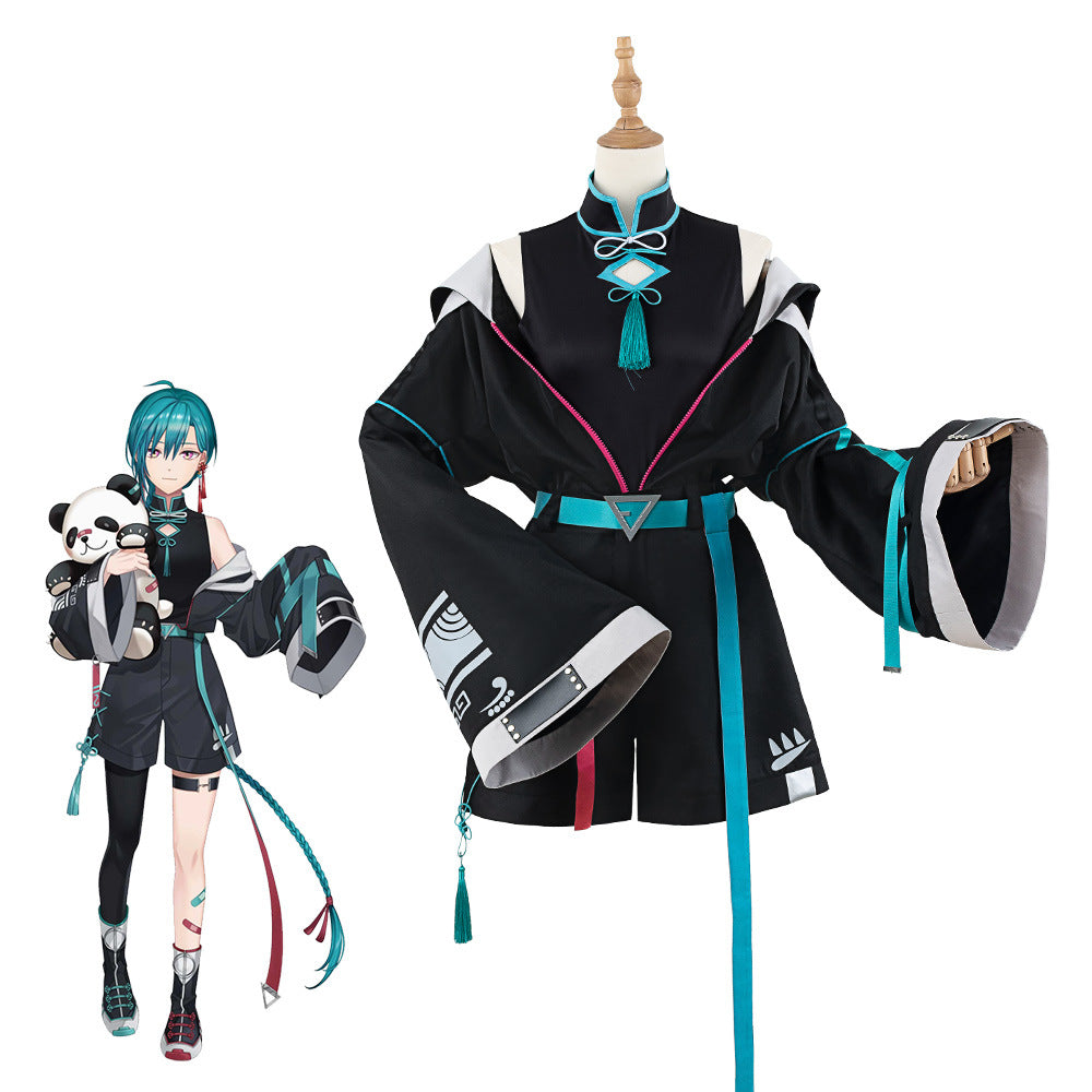 VTuber Ryuu Shen Cosplay Costume for Anime Fans - Green Fairy Outfit - Halloweez