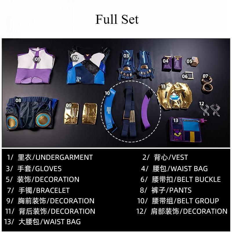 Valorant Neon Cosplay Costume,Custom Outfit for Game Con & Halloween