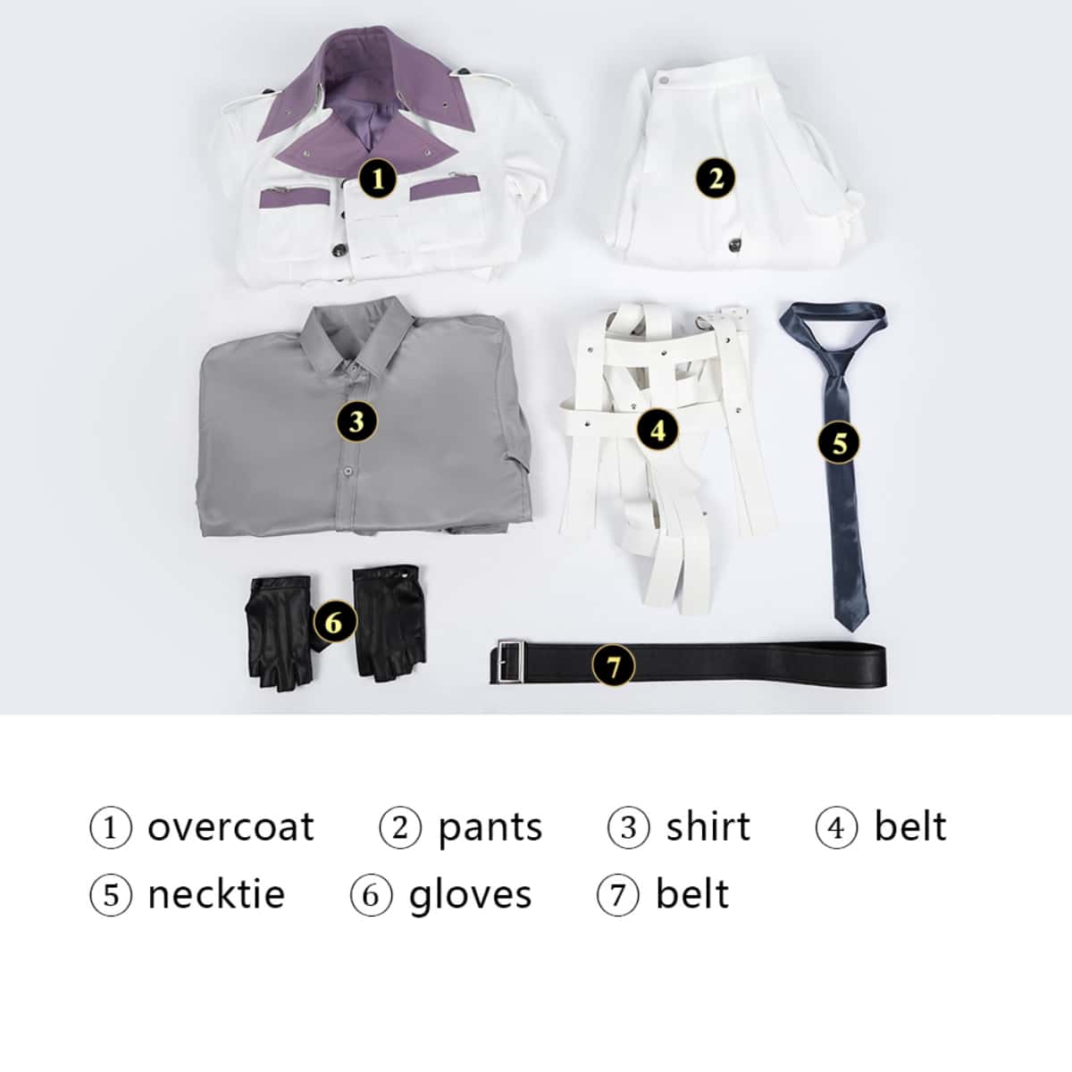Final Fantasy VII Rebirth Rufus Shinra Cosplay Costume, Custom High-end for Halloween & Comic Con - Halloweez