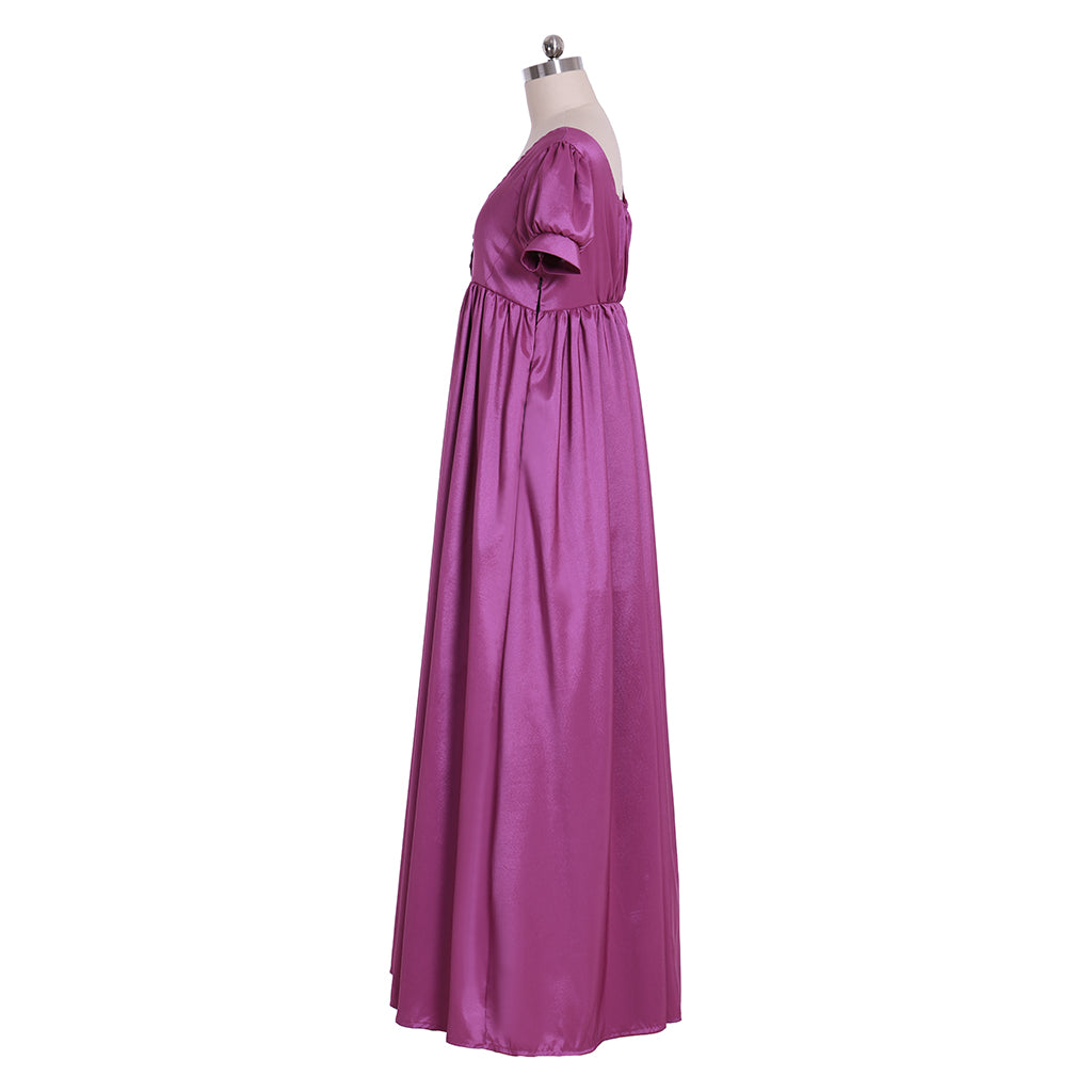 Elegant Halloweez Purple Renaissance Dress for Women - Perfect for Medieval Themed Events