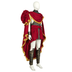 Men's Halloweez Elder Ring Cosplay Outfit - Premium Red Robe with Belt