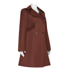 M3GAN/Meghan Cosplay Costume Adult & Kids Dress Coat Trench Same as American Movie - Halloweez