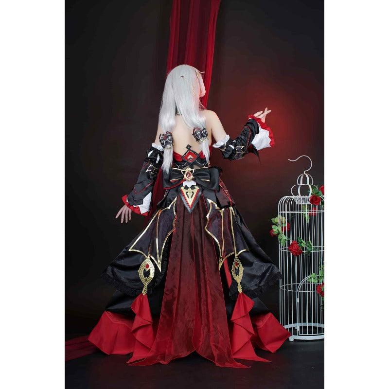 Costume de cosplay jupe Apocalypse de Theresa pour Halloween - Série de jeux Honkai Impact 3 pour femmes