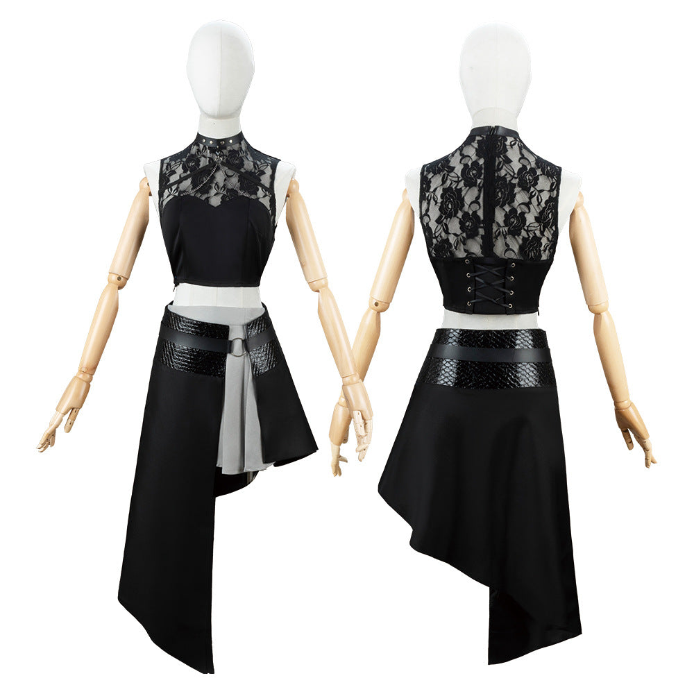 Rainbow Club Vtubert Virtual Idol Hoshimachi Suisei Cosplay Costume Anime Game Dress - Halloweez