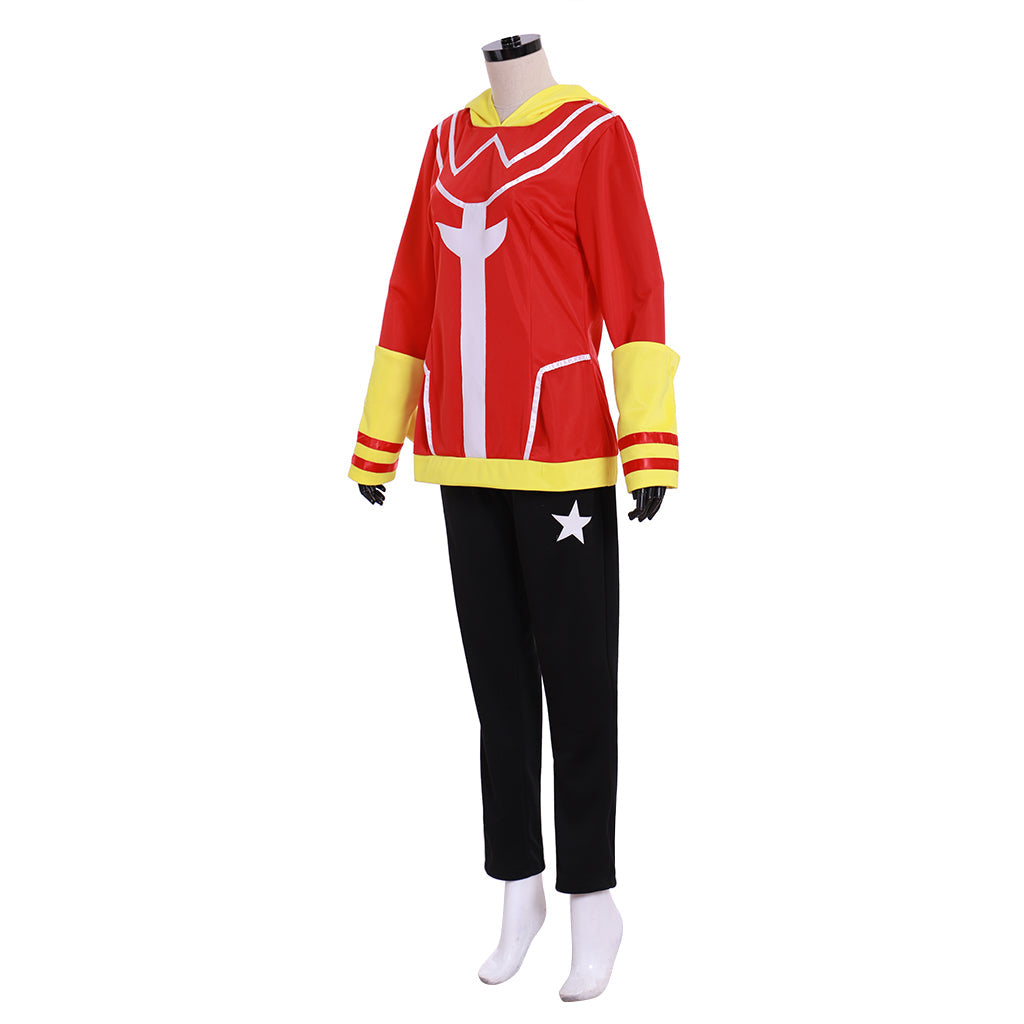 Veste rouge d'Halloween - Tenue de cosplay authentique d'Izuku Midoriya