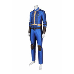 Halloweez Vault 33 Male Jumpsuit - Authentic Fallout Cosplay Costume for Halloween