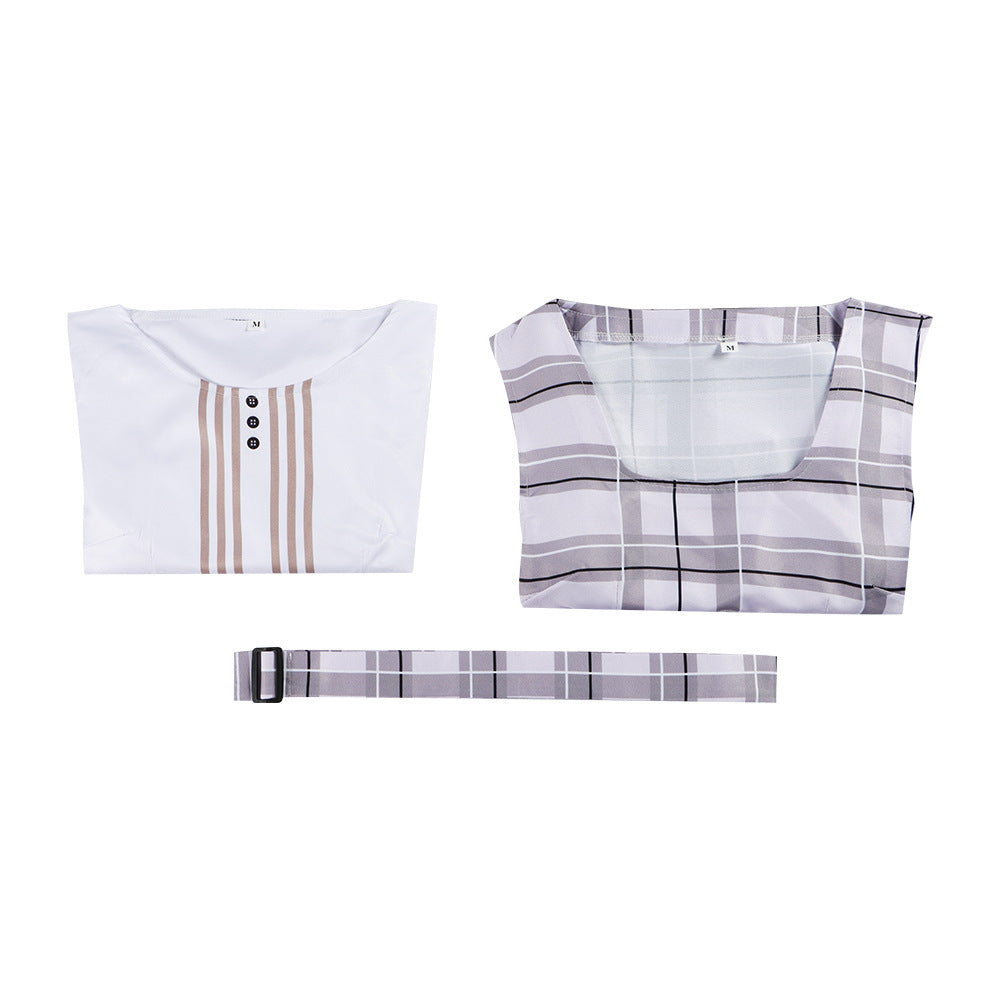 BanG Dream Chihaya Anon Cosplay Costume School JK Uniform Plaid Dress Anime Outfit