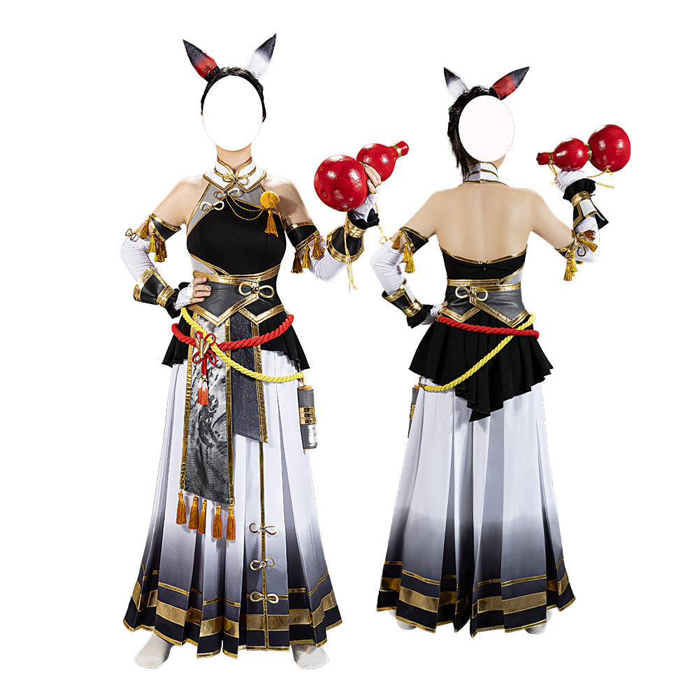 Uma Musume: Pretty Derby Tequila Cosplay Costume for Women - Game Character Outfit - Halloweez