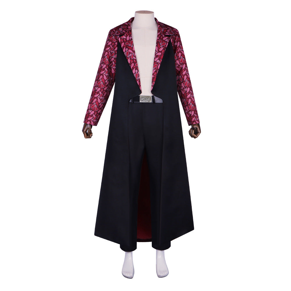 One Piece Warlord of the Sea Hawkeye Mihawk Cosplay Costume Anime Role-Playing Outfit - Halloweez