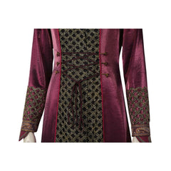 Halloweez Rhaenyra Cosplay Outfit - Long Jacket & Skirt with Earrings - Halloweez