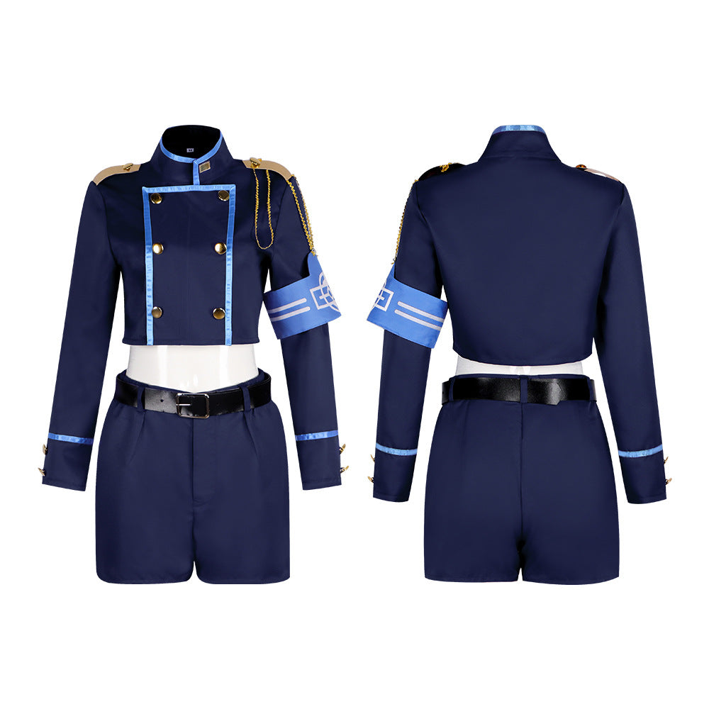 Azure Archive Cosplay Costume Blue Archive Railway Twin Academy Uniform Game Costume - Halloweez