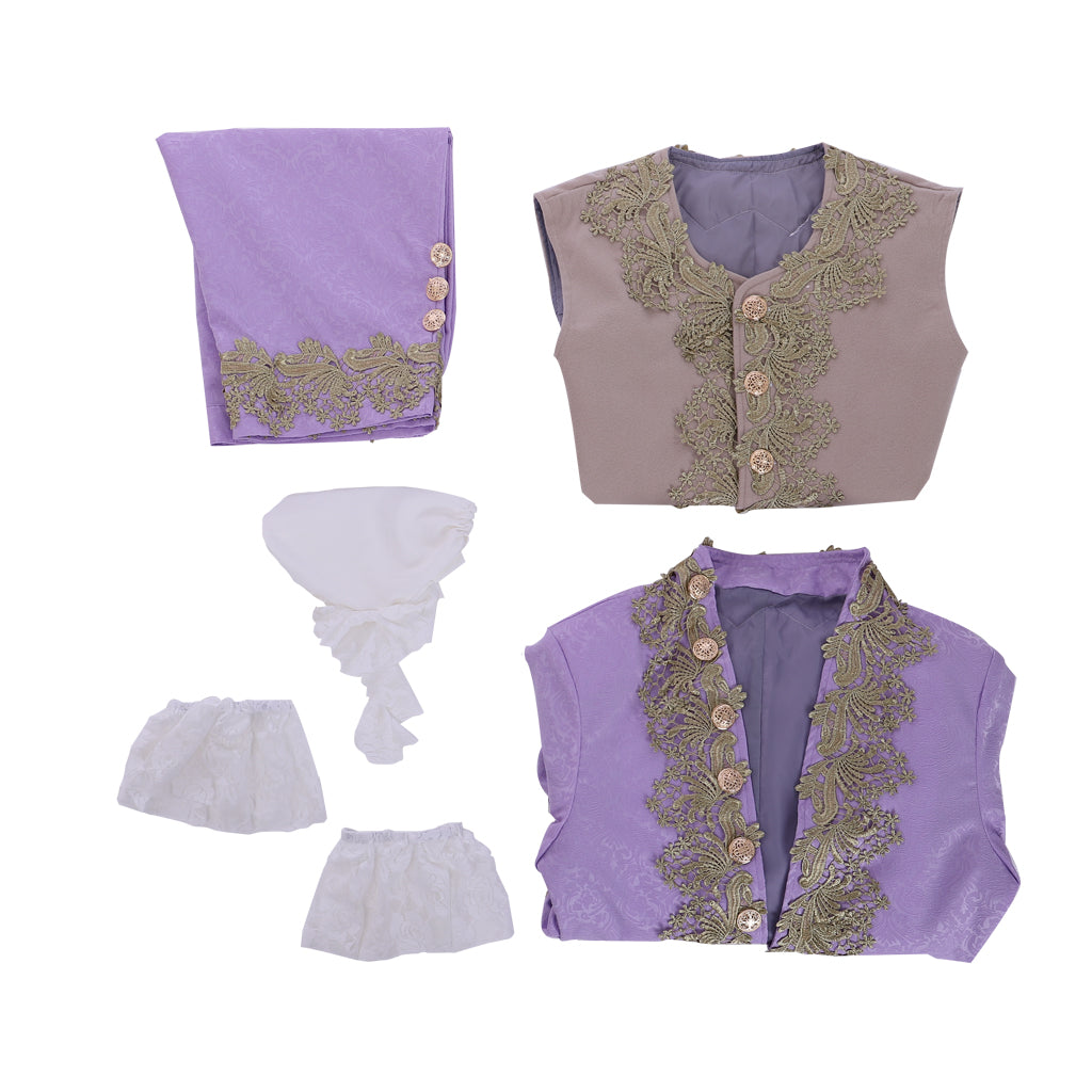 Royal Purple 18th Century Rococo Men's Costume - Inspired by Marie Antoinette | Halloweez Medieval Series