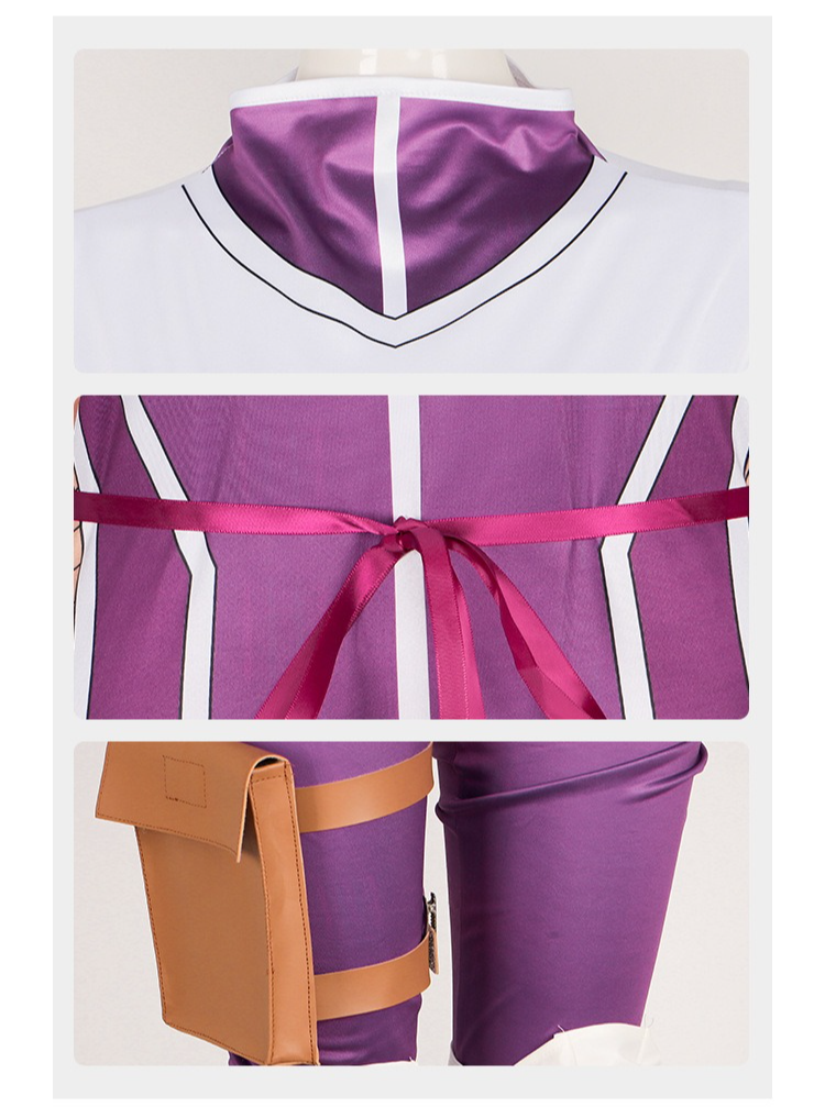 Ayame Momochi Cosplay Jumpsuit | I'm Living with an Otaku NEET Kunoichi Tight Bodysuit - Halloweez