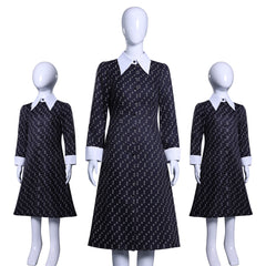 Wednesday Addams Cosplay Costume from The Addams Family Movie - Halloweez
