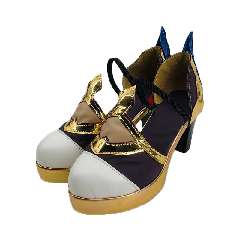 Genshin Impact Yelan Cosplay Shoes for Anime Conventions and Performances - Halloweez