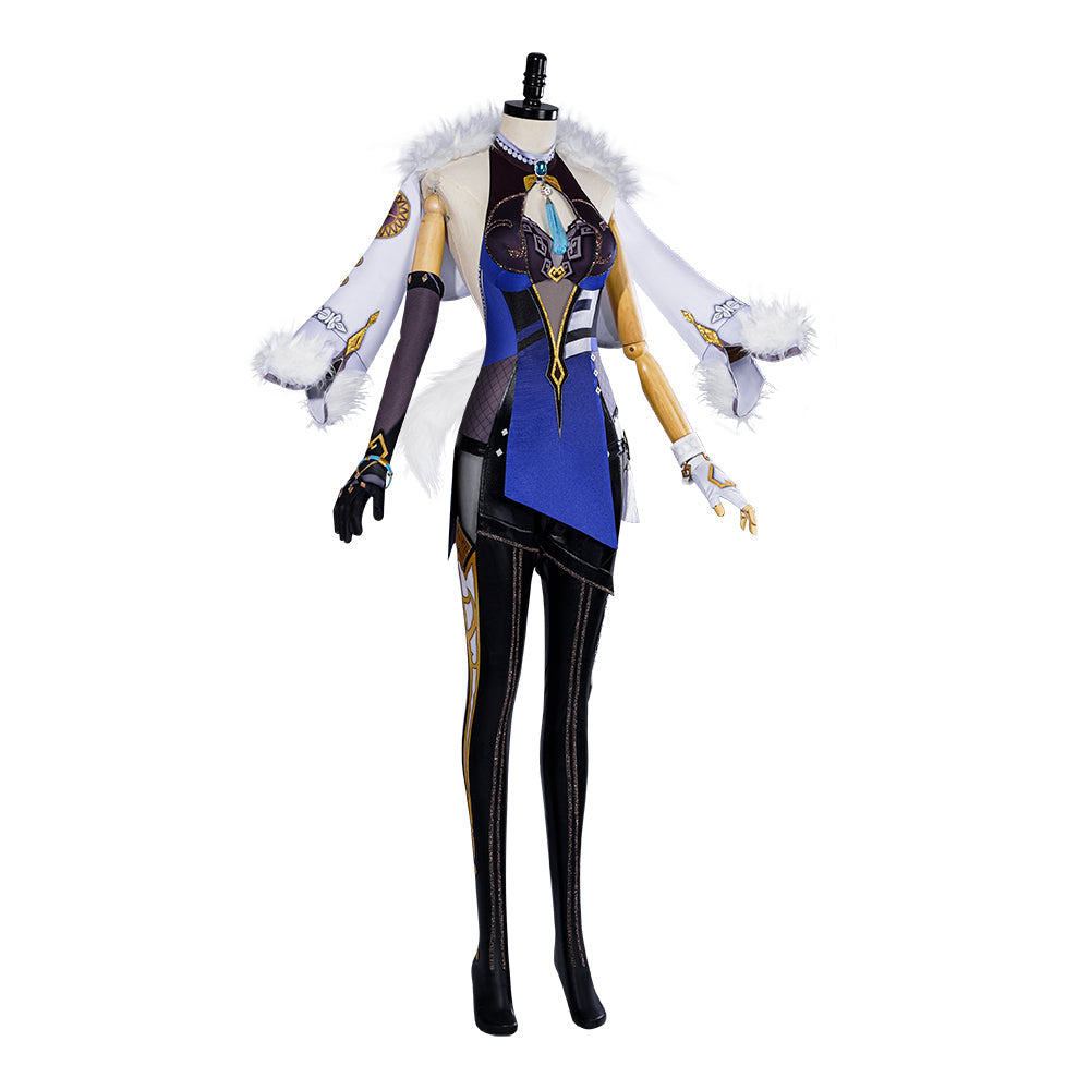 Halloweez Yelan Cosplay Costume - Valley Orchid, Rick Inspired Outfit