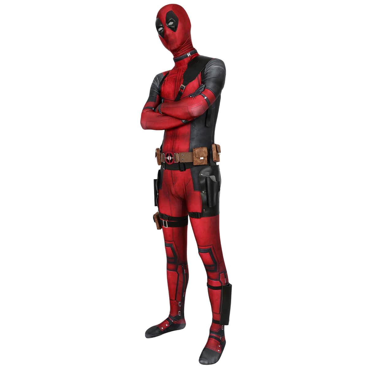Deadpool Wade Wilson Cosplay Costume, Custom High-end for Halloween & Comic Con - Halloweez