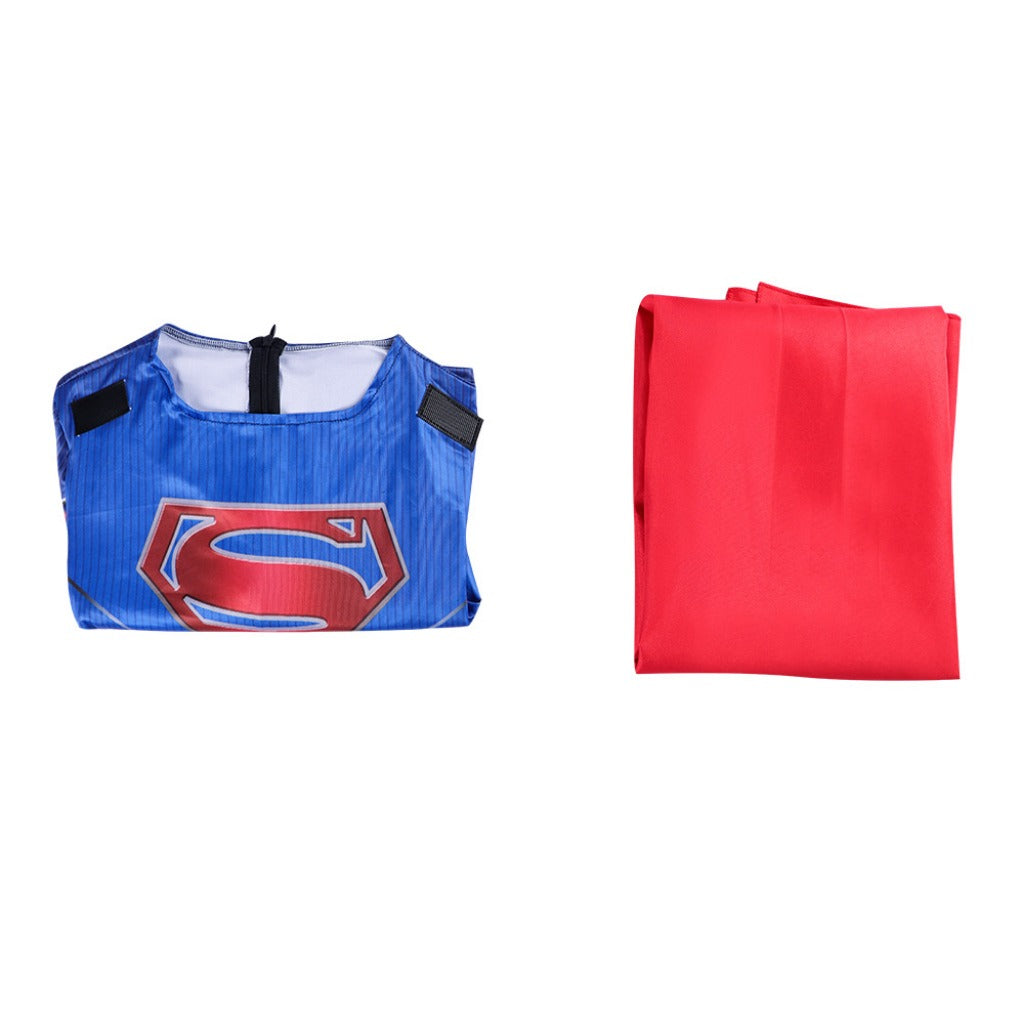 Superman & Lois Cosplay Costume - Superman Bodysuit with Cape for Halloween