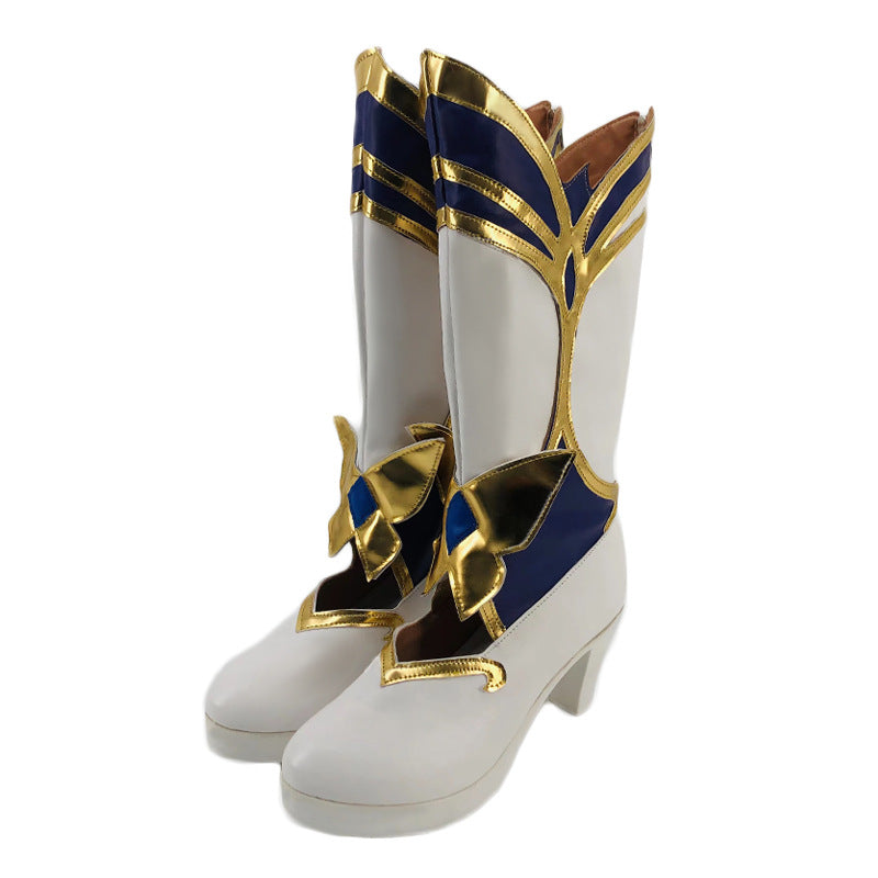 Honor of Kings Diaochan Golden Midsummer Night Cosplay Shoes for Game Lovers - Halloweez