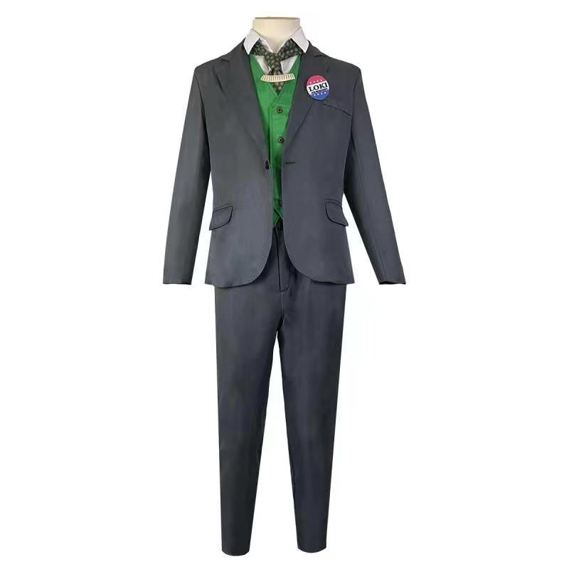 Loki Season 1 Cosplay Costume Suit - Official Halloween & Cosplay Clothing Set - Halloweez