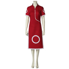 Costume de cosplay Naruto Sakura Haruno d'Halloween - Tenue de personnage d'anime haut de gamme