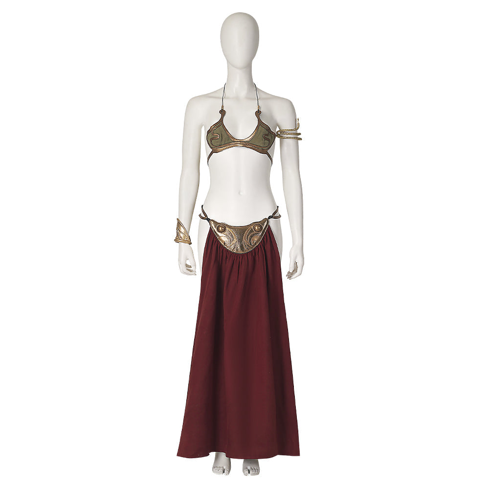 Halloweez Princess Leia Slave Girl Cosplay Costume – Timeless Look for Enthusiasts and Gatherings