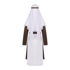 Arabic Cosplay Costume Middle East Dubai Shepherd Elder Halloween Party Outfit - Halloweez