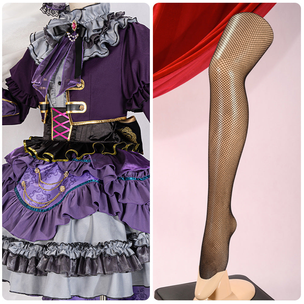 Bangdream Utagawa Ako Cosplay Costume Anime Game Dress Set for Women - Halloweez