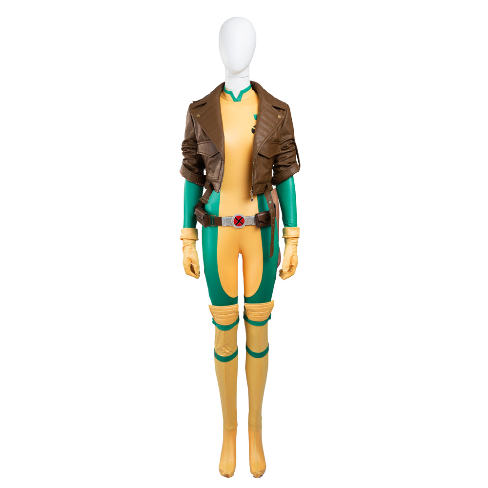 X-Men Rogue Cosplay Costume Custom Outfit For Halloween & Comic Con