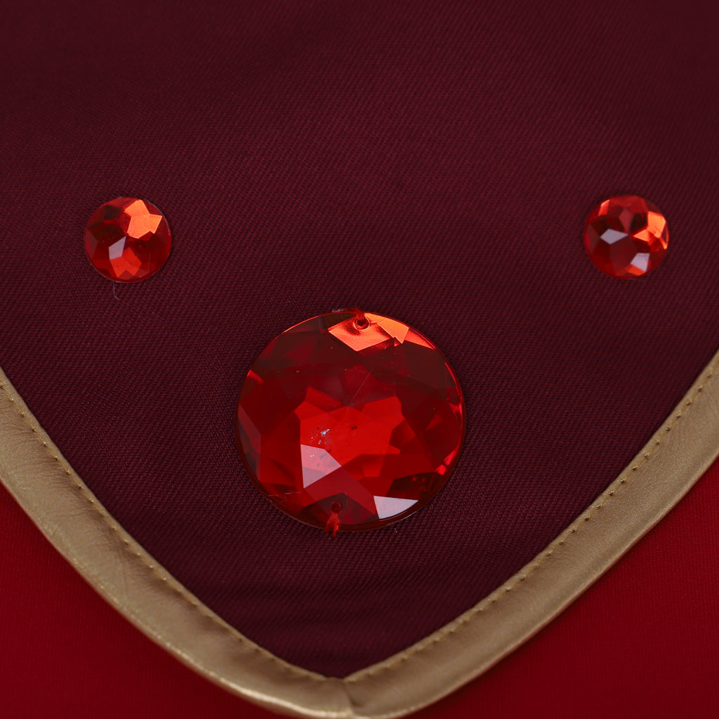 Halloweez Avatar: The Last Airbender Suki Cosplay Suit - Fire Nation Red Dress - Halloweez