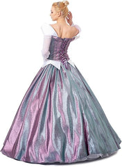 Adult Princess Aurora Cosplay Dress Women's Aurora Color Changing Ball Gown Dress - Coscosmos