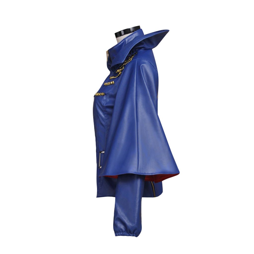 Adult Women Evie Cosplay Costume Blue Jacket - Coscosmos