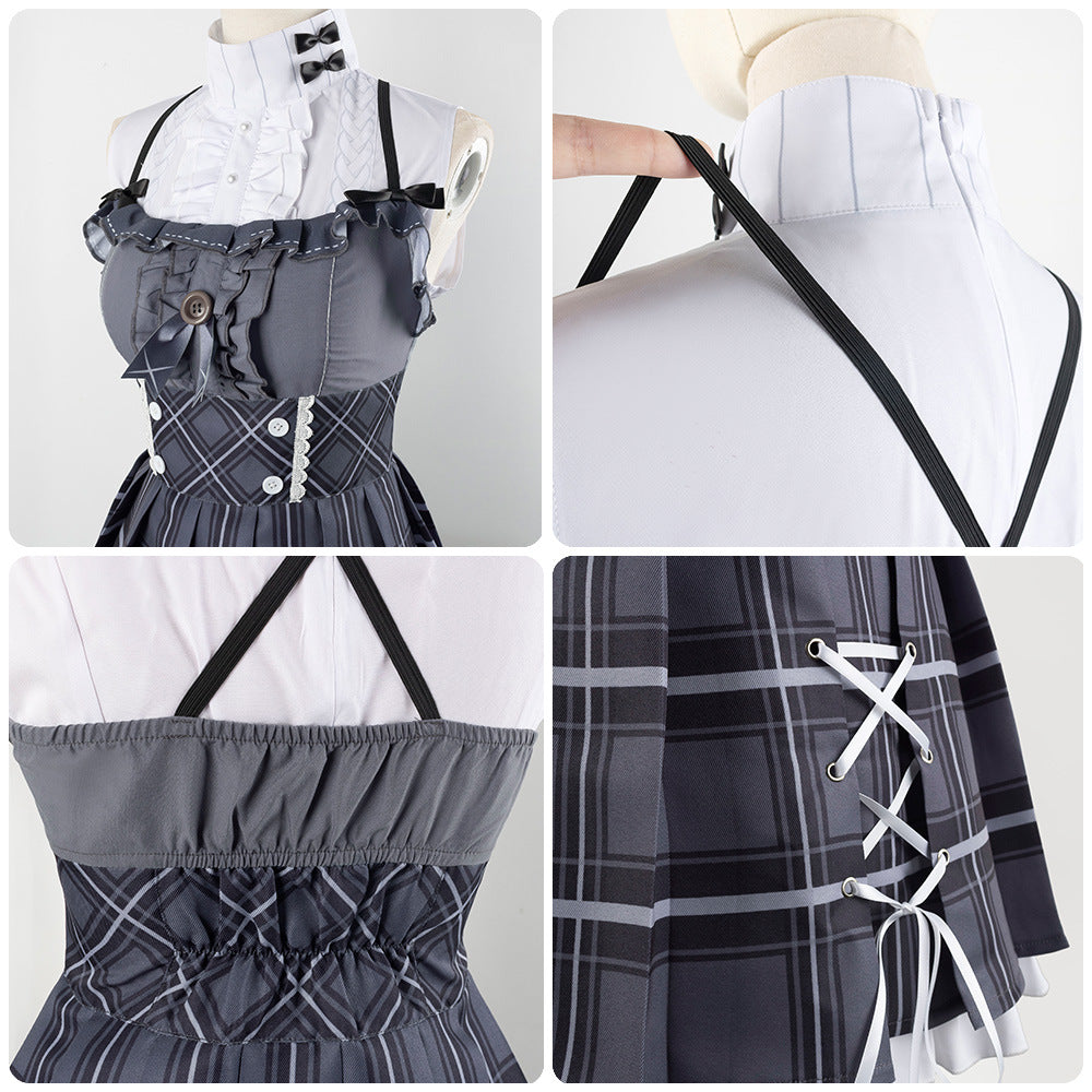 VTuber Amamiya Kokoro Cosplay Costume Anime Virtual Female Set - High Quality & Authentic - Halloweez