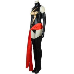 Costume de super-héros d'Halloween - Tenue de cosplay de film à ceinture rouge pour femme