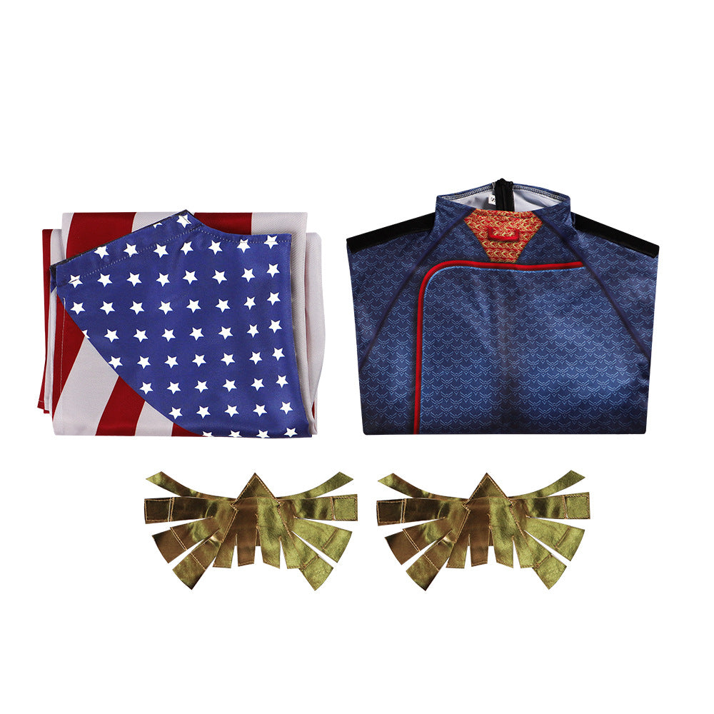 The Boys Homelander Cosplay Costume - TV Series Themed Tight Suit for Halloween