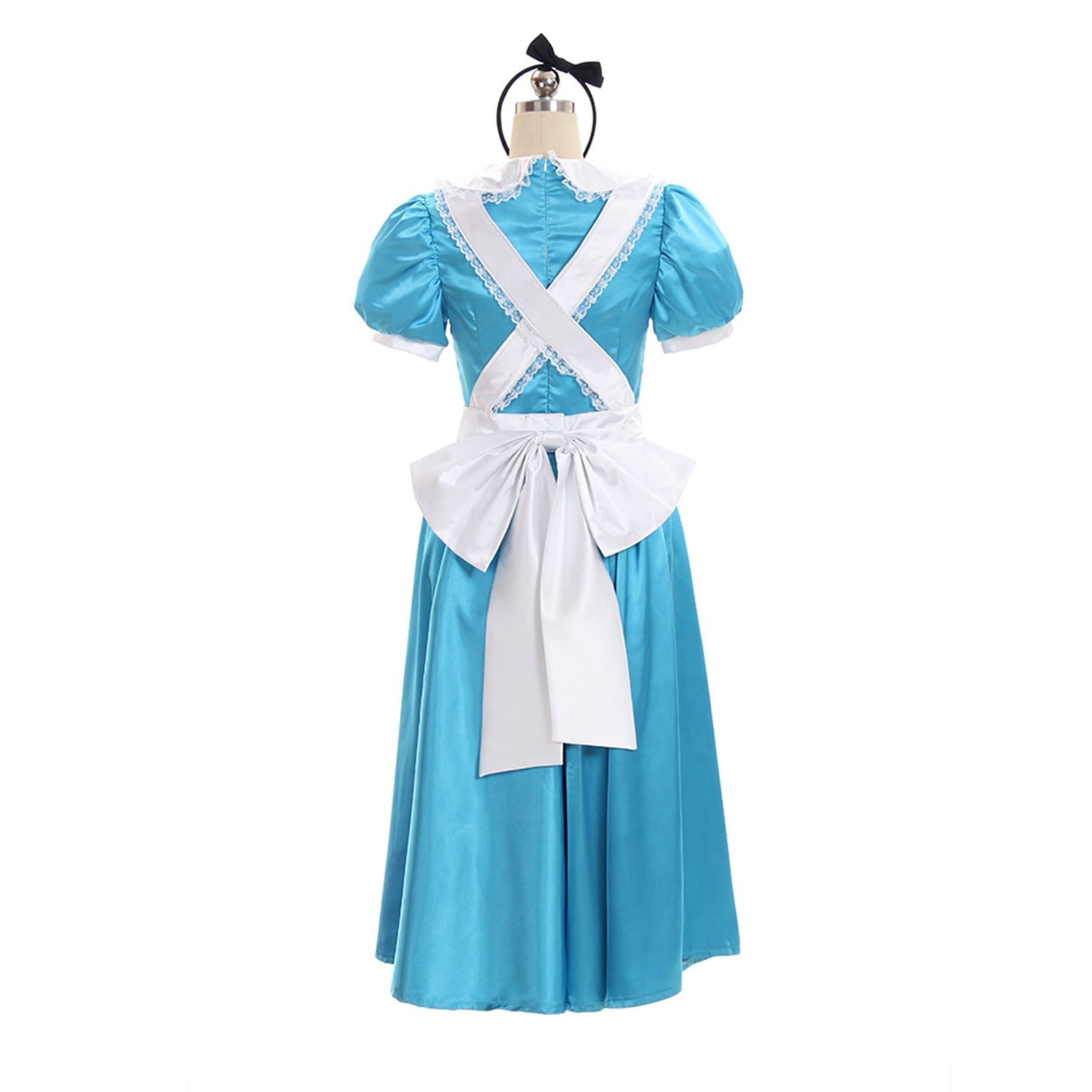 Alice in Wonderland Blue Cosplay Dress | Alice Halloween Party Show Costume - Coscosmos