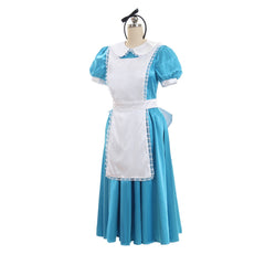 Alice in Wonderland Blue Cosplay Dress | Alice Halloween Party Show Costume - Coscosmos