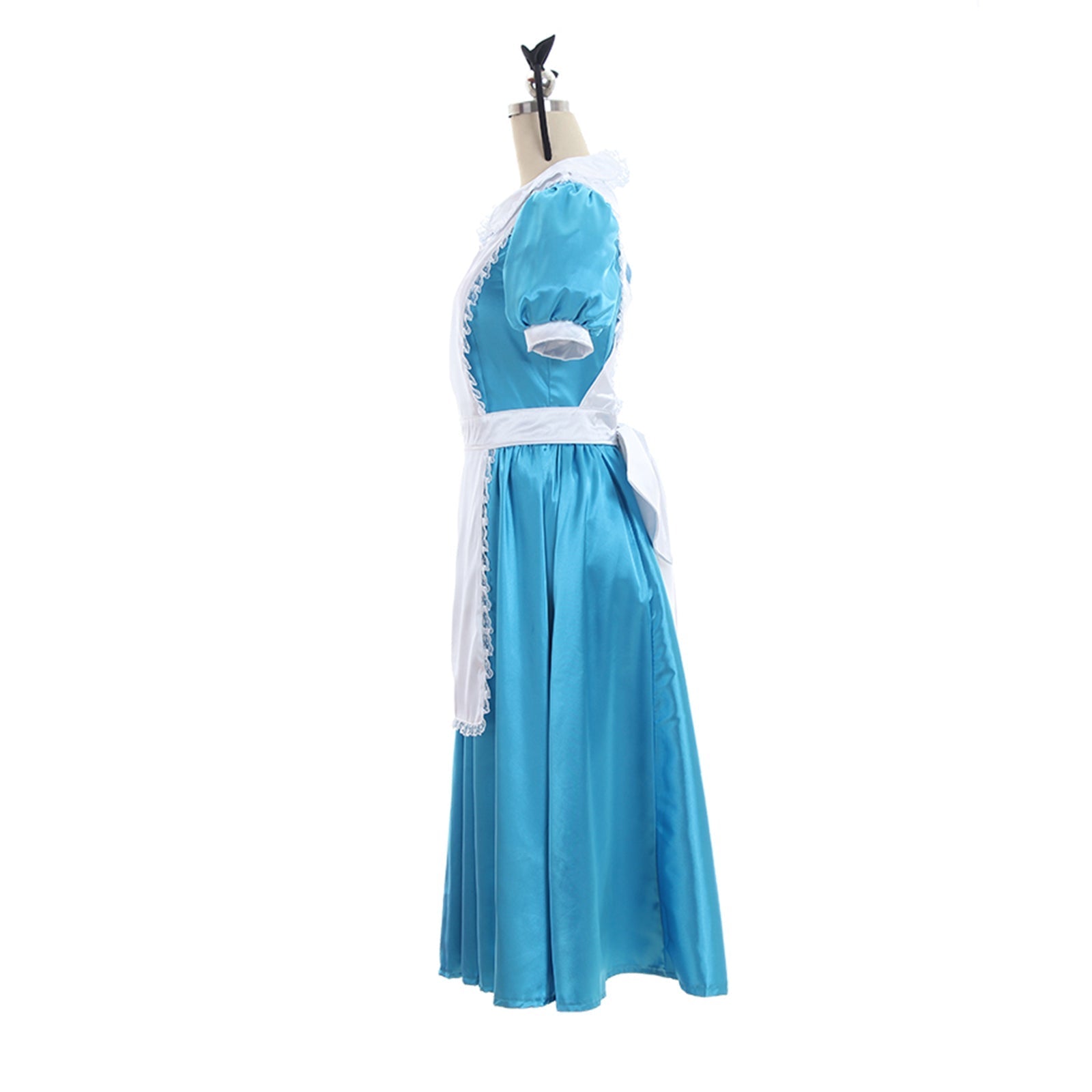 Alice in Wonderland Blue Cosplay Dress | Alice Halloween Party Show Costume - Coscosmos